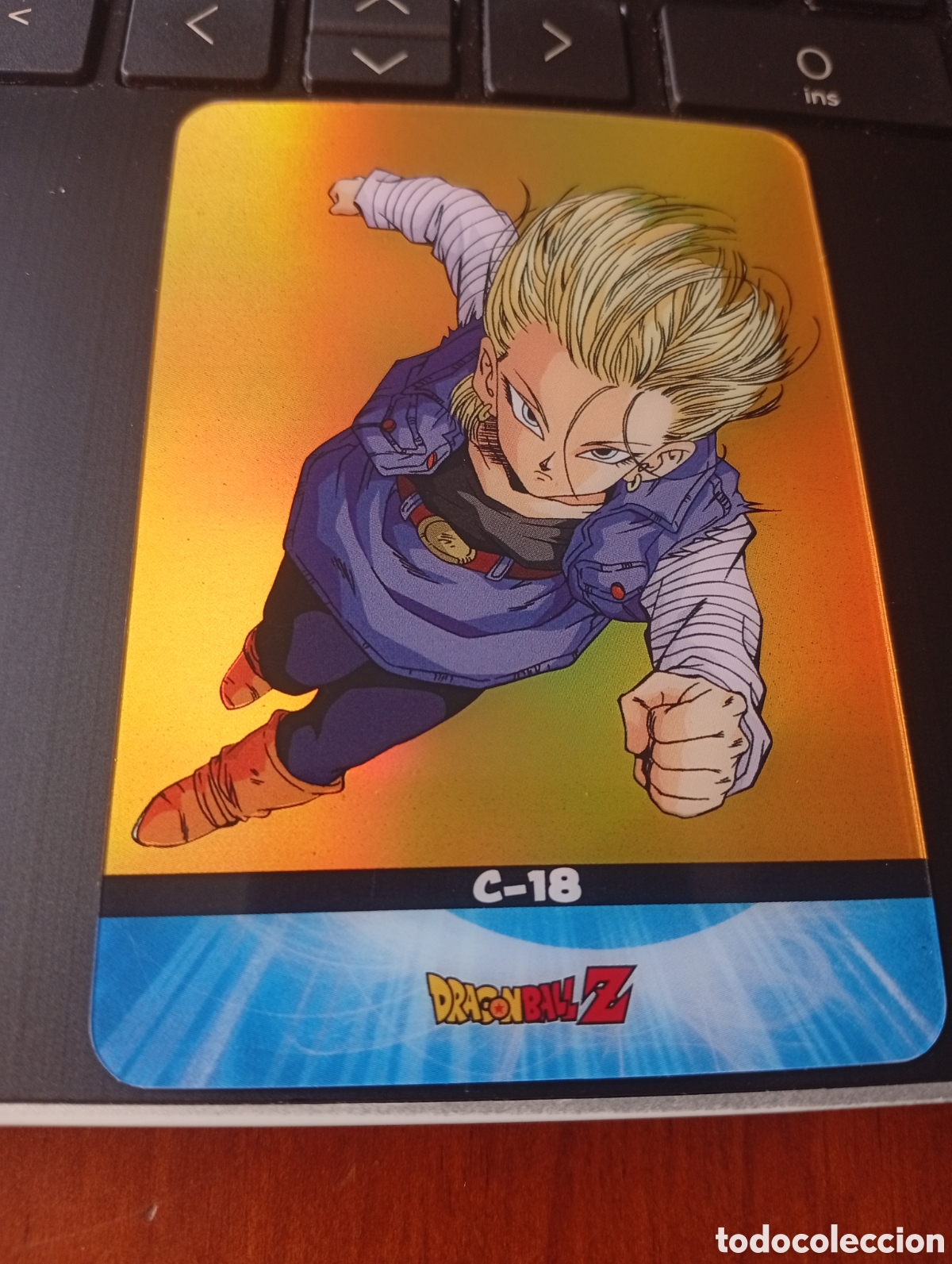 Coleccionismo cromos antiguos: CROMO TRADING CARD LAMINCARDS DRAGON BALL Z SUPER SAIYAN LAMINCARD ORO N &ordm; 114 C-18