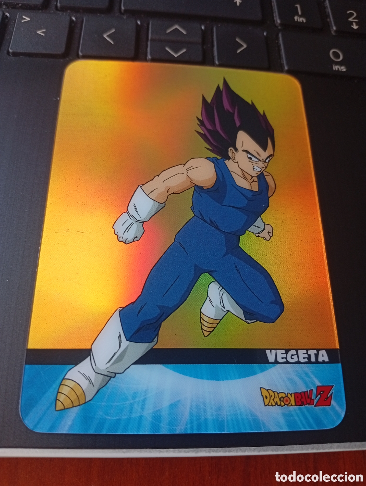 Coleccionismo Cromos antiguos: CROMO TRADING CARD LAMINCARDS DRAGON BALL Z SUPER SAIYAN LAMINCARD ORO N &ordm; 126 VEGETA