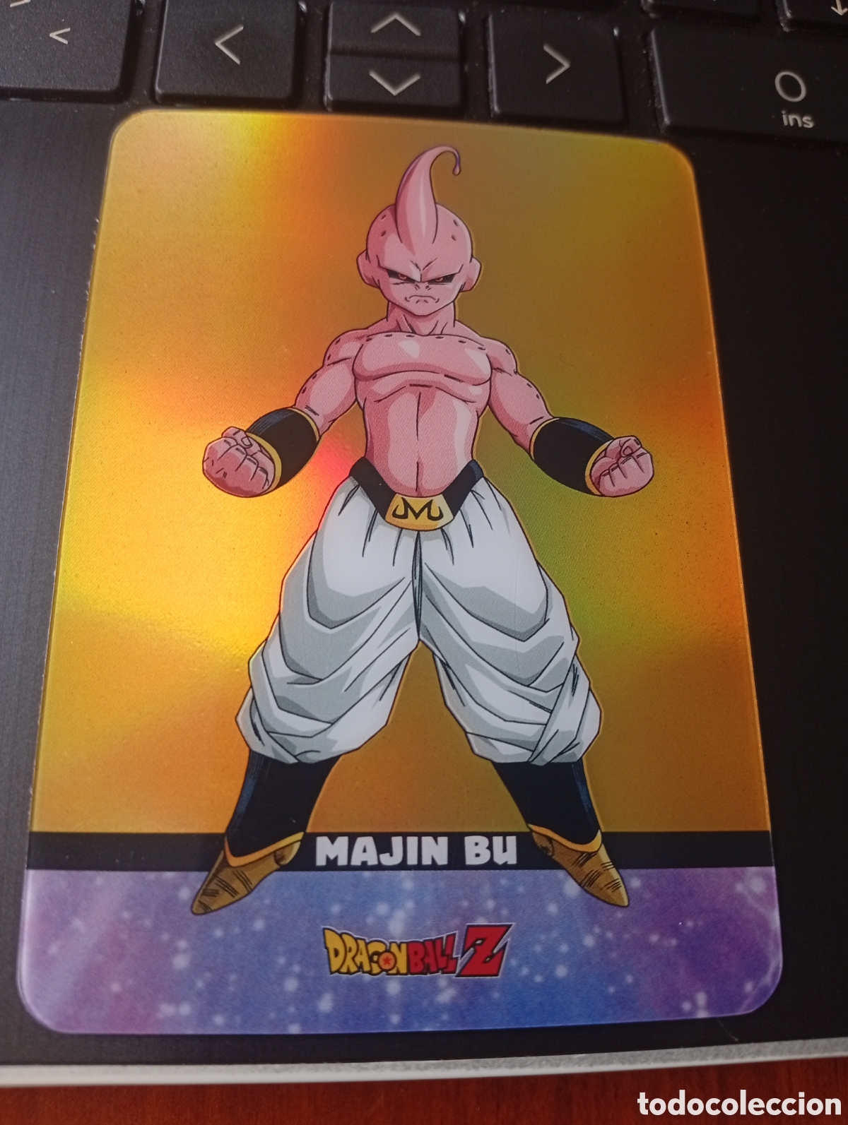 Coleccionismo cromos antiguos: CROMO TRADING CARD LAMINCARDS DRAGON BALL Z SUPER SAIYAN LAMINCARD ORO N &ordm; 198 MAJIN BU