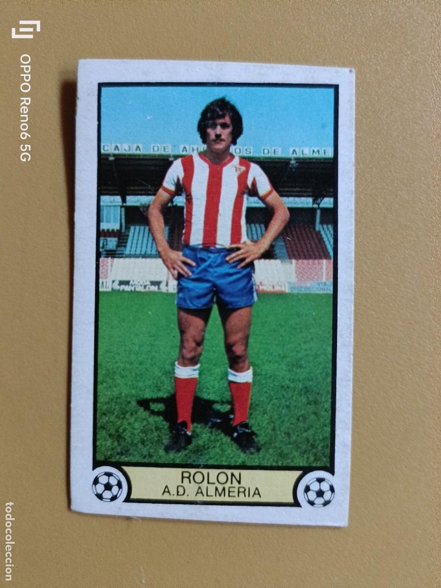 Coleccionismo Cromos antiguos: rolon, liga 79 80 almeria