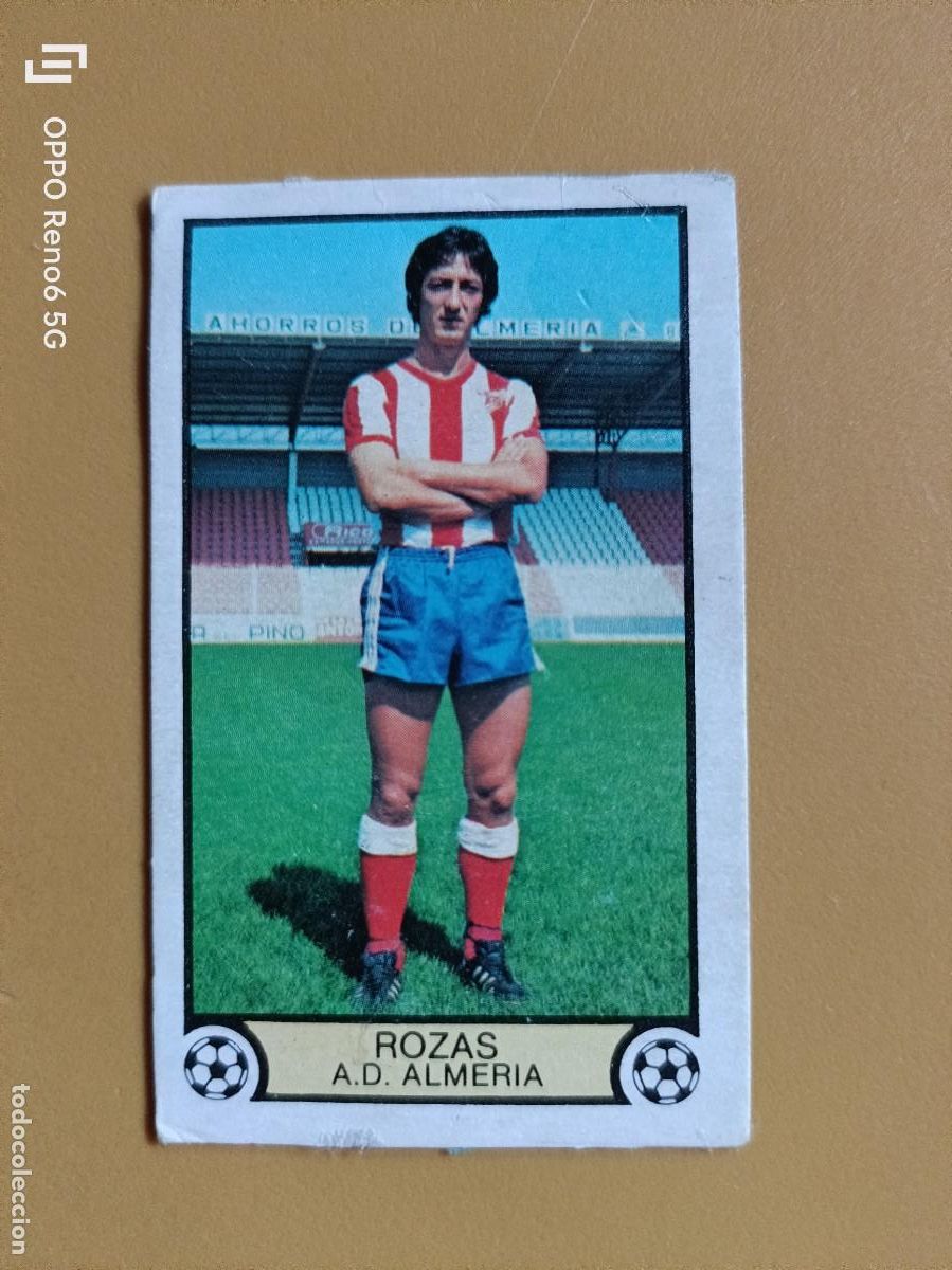 Coleccionismo Cromos antiguos: rozas, liga 79 80 almeria
