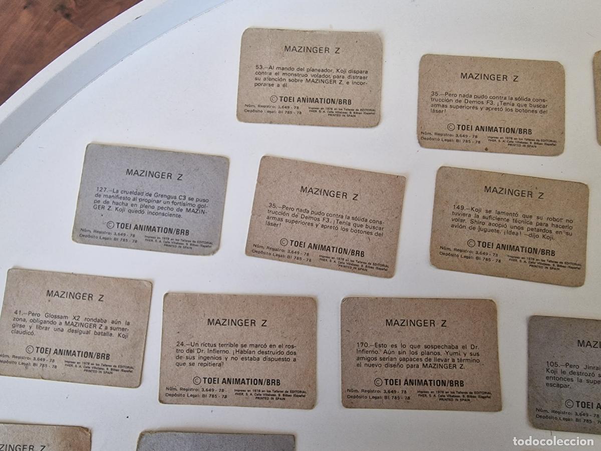 Coleccionismo cromos antiguos: LOTE CROMOS MAZINGER Z - Foto 7