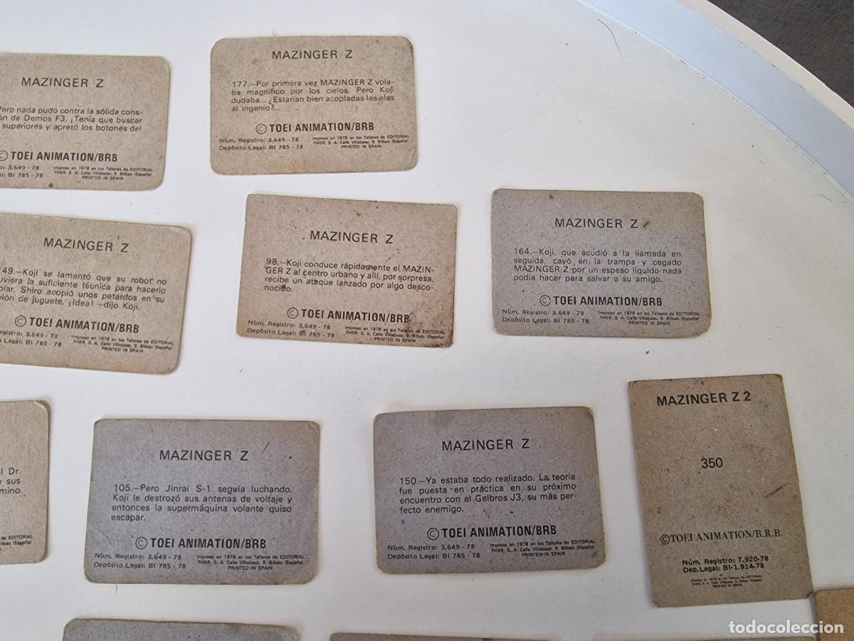 Coleccionismo cromos antiguos: LOTE CROMOS MAZINGER Z - Foto 8