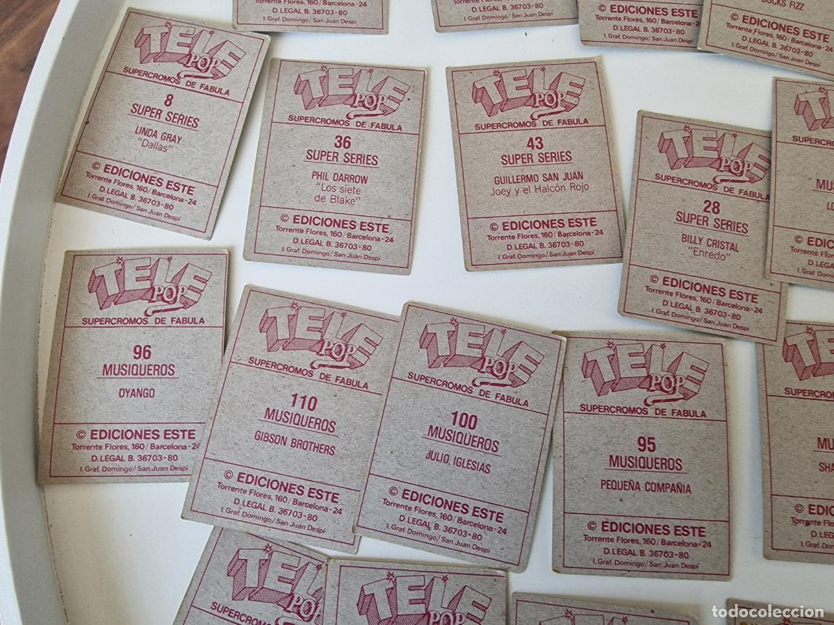 Coleccionismo cromos antiguos: LOTE CROMOS TELE POP SIN PEGAR - Foto 13