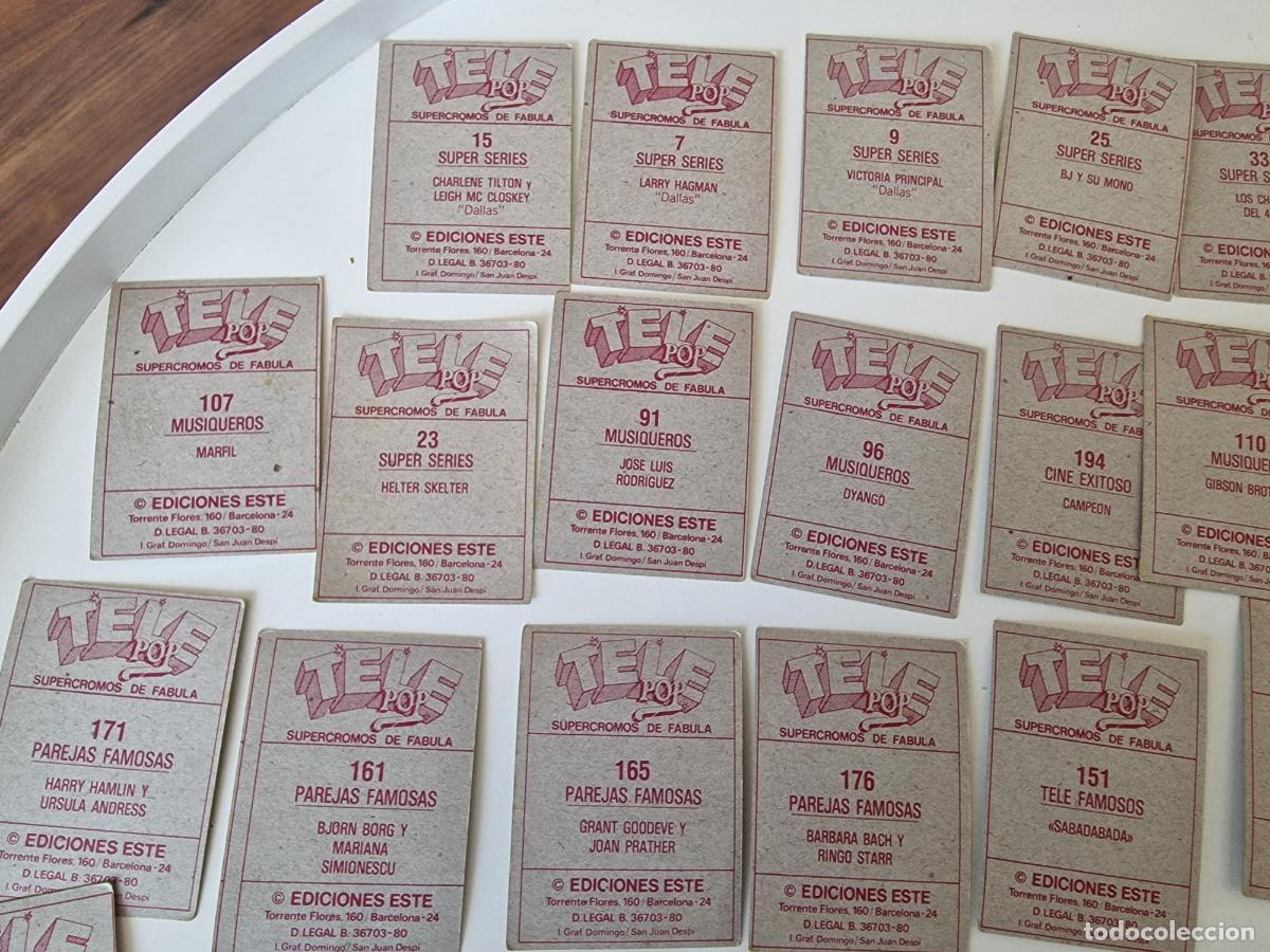 Coleccionismo cromos antiguos: LOTE CROMOS TELE POP SIN PEGAR - Foto 27
