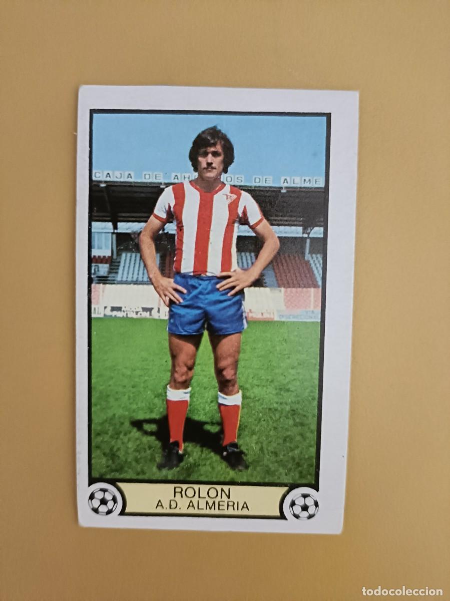 Coleccionismo Cromos antiguos: rolon, liga 79 80 almeria