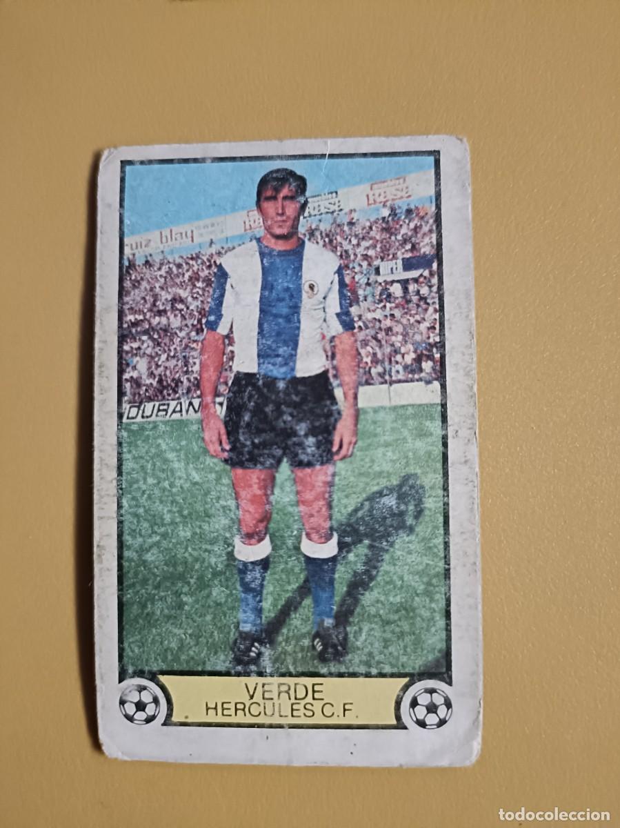 Coleccionismo cromos antiguos: verde, liga 79 80 hercules - Foto 1