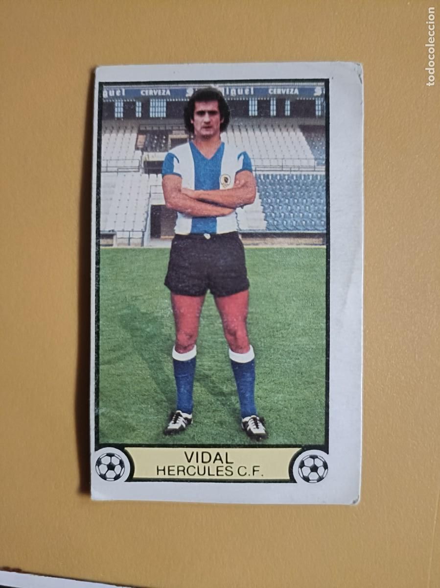 Coleccionismo cromos antiguos: vidal, liga 79 80 hercules - Foto 1