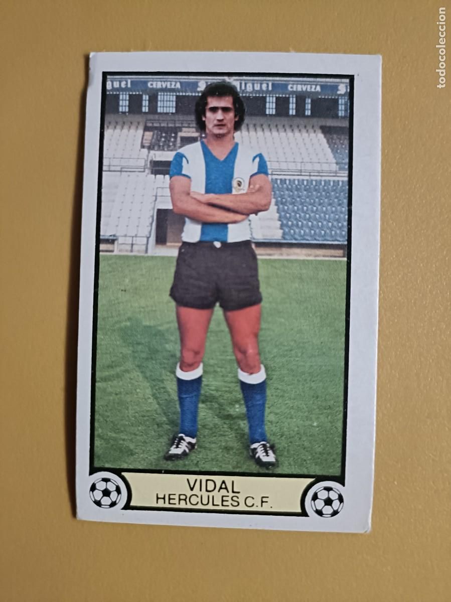 Coleccionismo cromos antiguos: vidal, liga 79 80 hercules - Foto 1