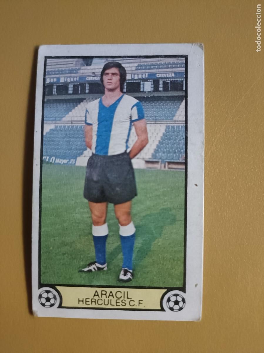 Coleccionismo cromos antiguos: aracil, liga 79 80 hercules - Foto 1