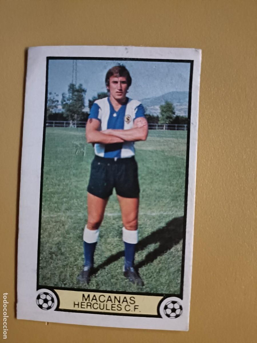 Coleccionismo cromos antiguos: macanas, liga 79 80 hercules - Foto 1