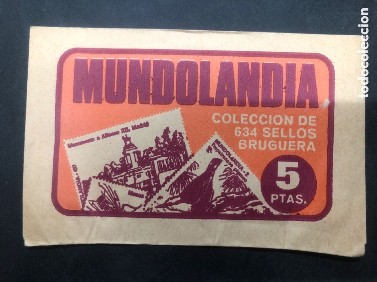 Colecionismo Cromos antigos: SOBRE SIN ABRIR ALBUM MUNDOLANDIA EDITORIAL BRUGUERA CONTIENE LOS CROMOS