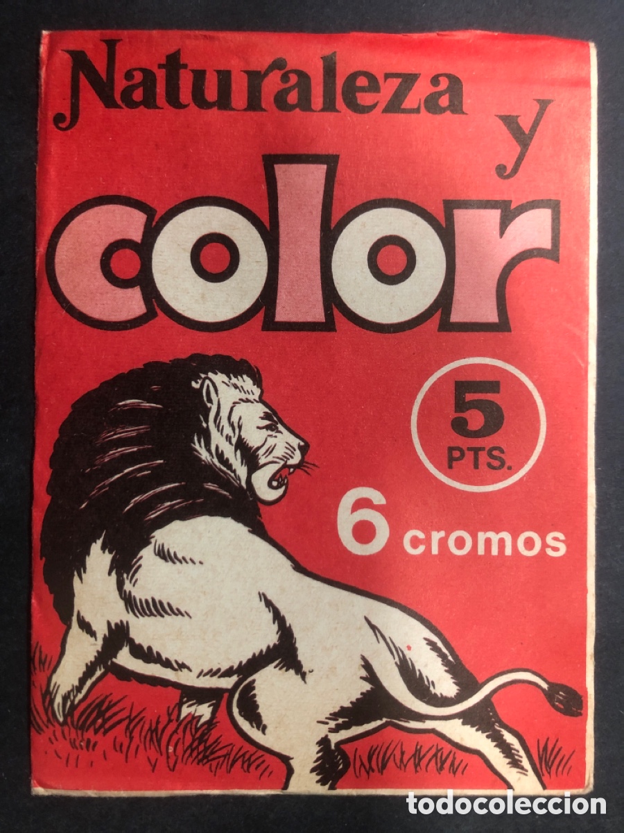 Colecionismo Cromos antigos: SOBRE SIN ABRIR ALBUM NATURALEZ Y COLOR CONTIENE LOS CROMOS
