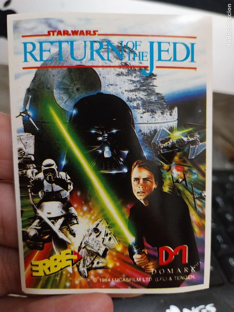 Coleccionismo cromos antiguos: STAR WARS RETORNO JEDI SOFTWARE COLLECTION CROMO ADHESIVO 96 SIN PEGAR NUNCA ORIGINAL *****