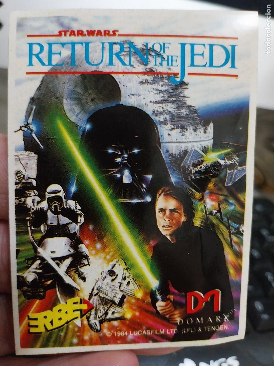 Coleccionismo cromos antiguos: STAR WARS RETORNO JEDI SOFTWARE COLLECTION CROMO ADHESIVO 96 SIN PEGAR NUNCA * ORIGINAL *****
