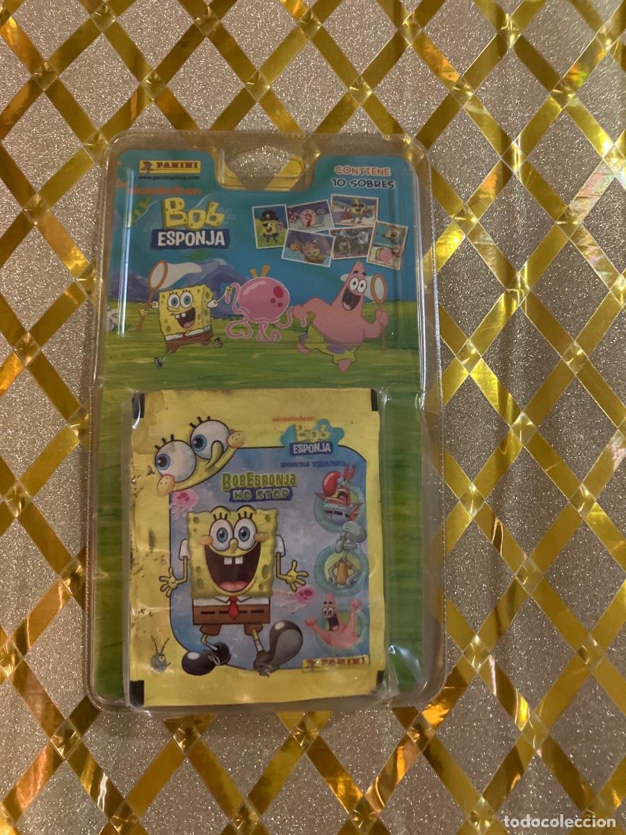 Coleccionismo cromos antiguos: CROMOS BLISTER SOBRES DE BOB ESPONJA PANINI ! - Foto 1