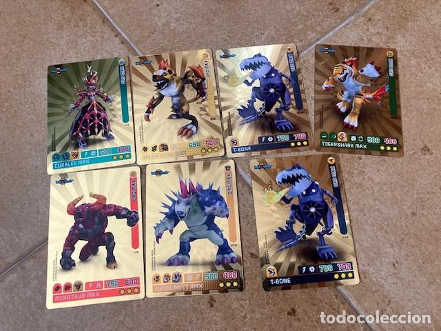Collectable Antique Stickers: 7 CROMOS INVIZIMALS ORO