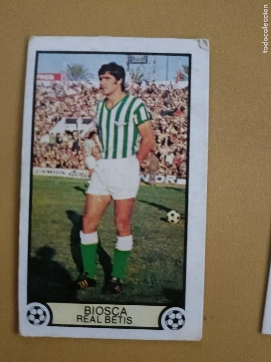 Coleccionismo cromos antiguos: biosca, liga 79 80 betis - Foto 1