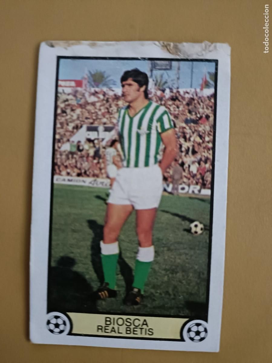 Coleccionismo cromos antiguos: biosca, liga 79 80 betis - Foto 1