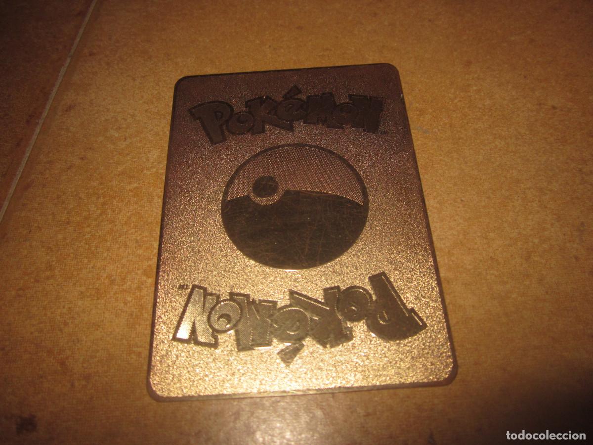 Coleccionismo cromos antiguos: POKEMON METAL ORO PICACHU - Foto 2