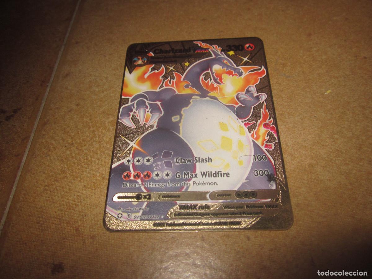 Coleccionismo cromos antiguos: POKEMON METAL ORO CHARIZARD - Foto 1