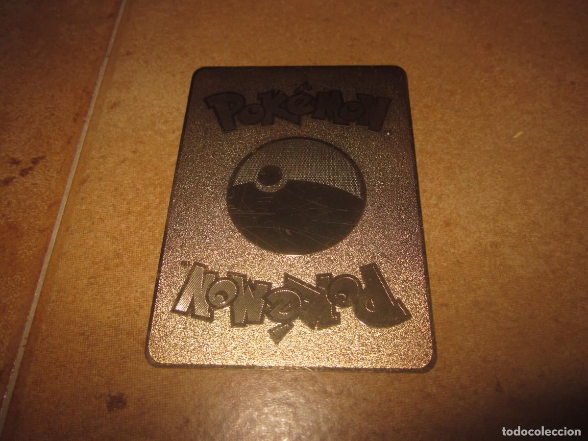 Coleccionismo cromos antiguos: POKEMON METAL ORO CHARIZARD - Foto 2