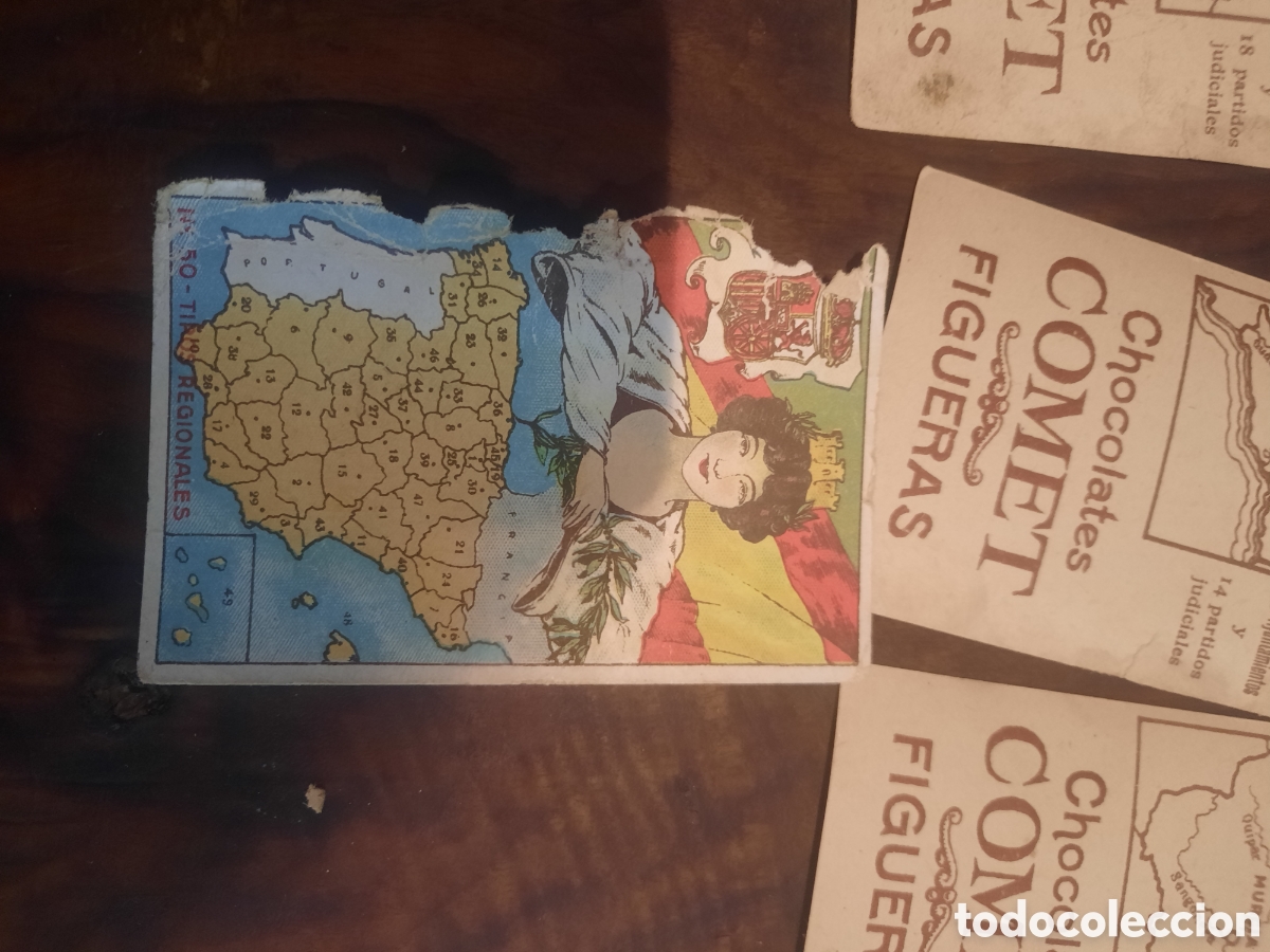 Coleccionismo cromos antiguos: 50 Cromos tipos regionales chocolates comet completa - Foto 4