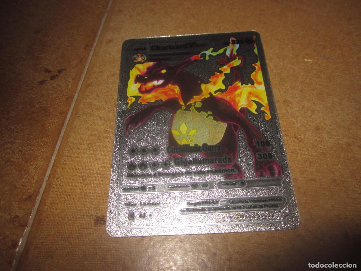 Coleccionismo cromos antiguos: CARTA POKEMON PLATA CHARIZARD - Foto 1