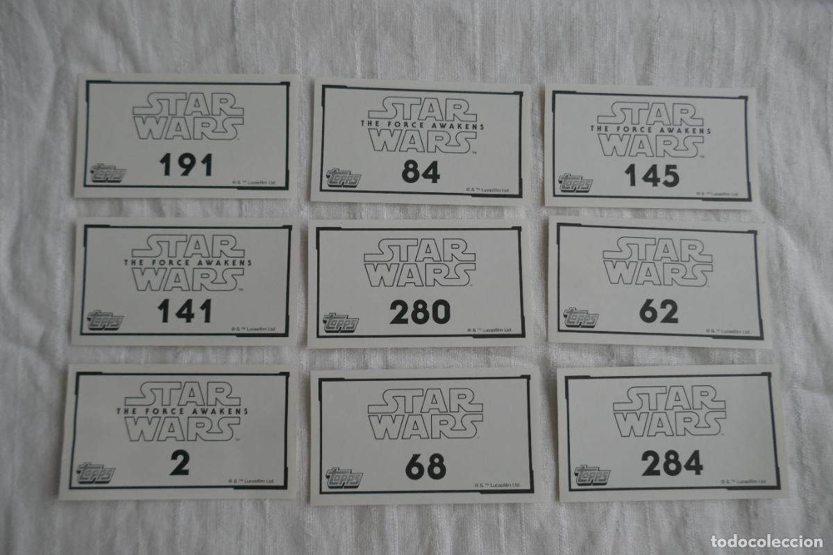 Coleccionismo cromos antiguos: LOTE DE 57 CROMOS DE STAR WARS - THE FORCE AWAKENS - Foto 19