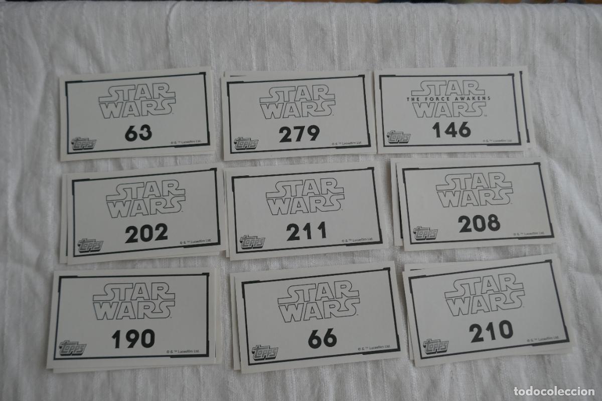 Coleccionismo cromos antiguos: LOTE DE 57 CROMOS DE STAR WARS - THE FORCE AWAKENS - Foto 20
