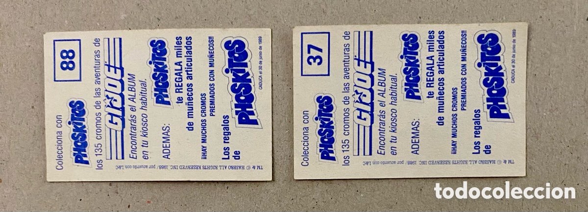 Coleccionismo cromos antiguos: Cromos Gijoe de Phoskitos. - Foto 2