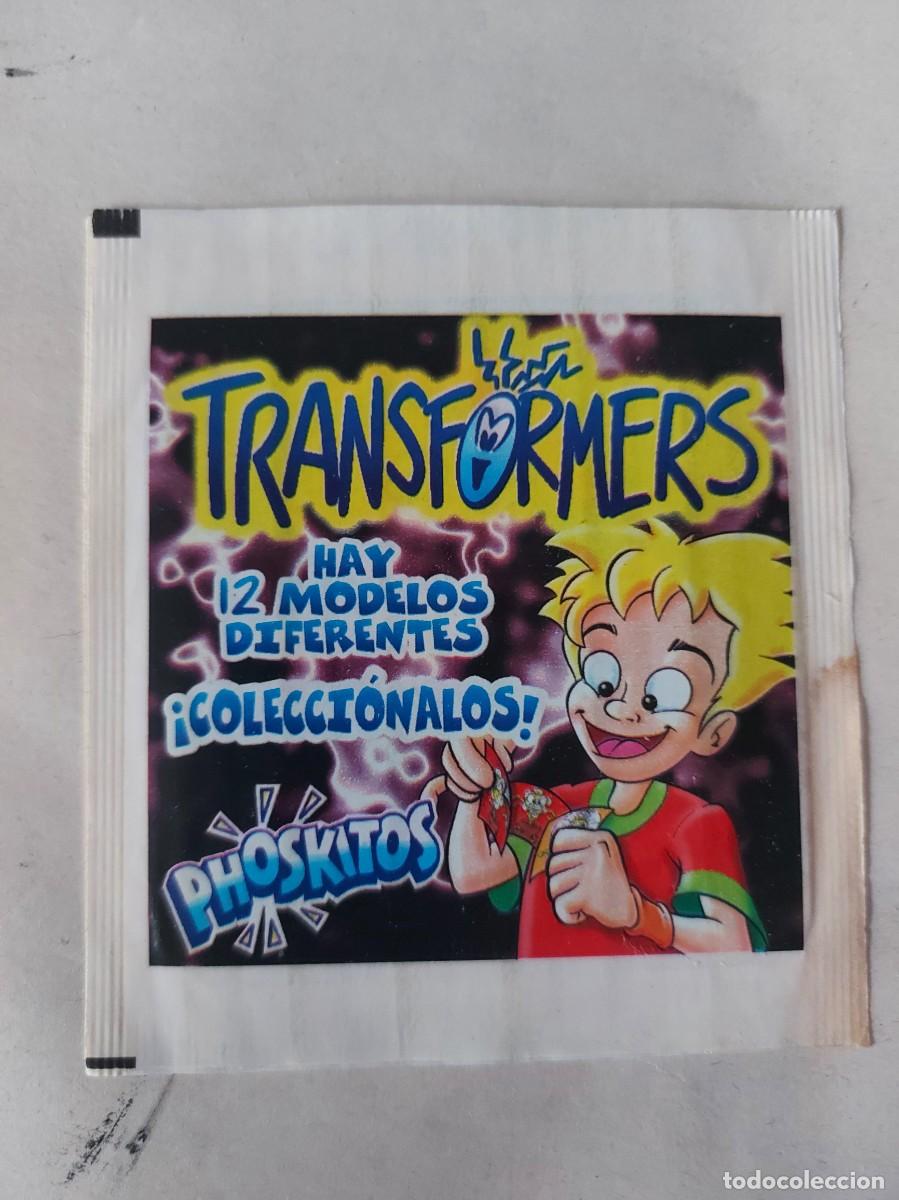 Coleccionismo cromos antiguos: Sobre de cromos sin abrir phoskitos transformers - Foto 1