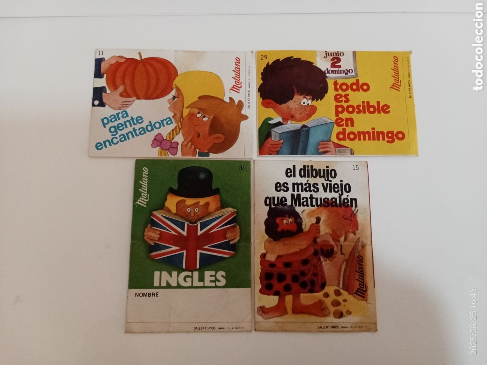 Coleccionismo Cromos antiguos: LOTE CUATRO CROMOS COLECCI&Oacute;N MATUTANO PEGATINA STICKER PARA GENTE ENCANTADORA A&Ntilde;OS 80