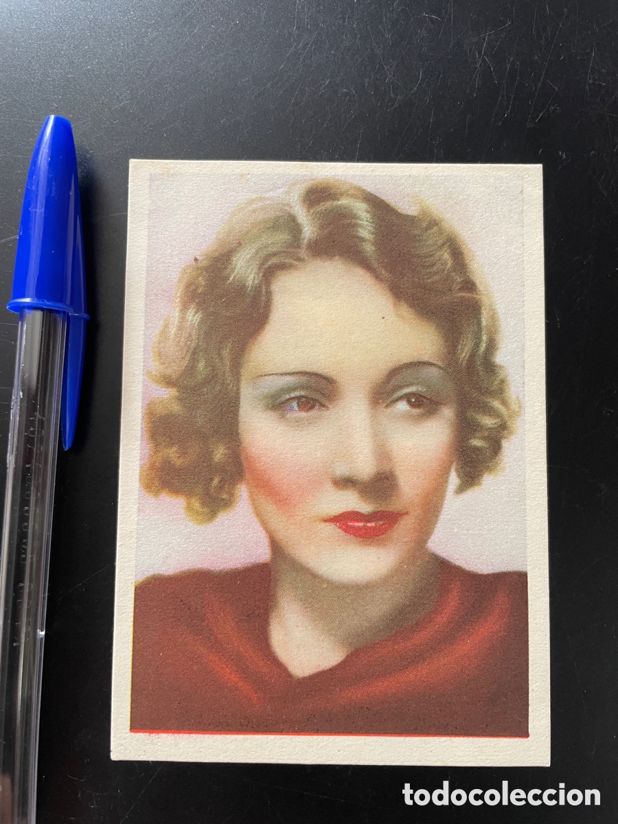 Coleccionismo cromos antiguos: Cromo Cinefoto. Marlene Dietrich. - Foto 1
