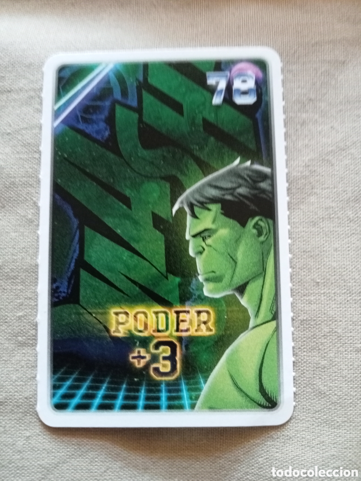 Coleccionismo cromos antiguos: Carta N&ordm; 78 MARVEL descubre tu poder HULK - Foto 1