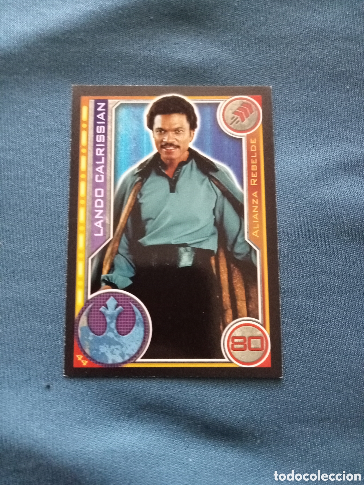 Colecionismo Cromos antigos: Carta Star Wars Topps x Carrefour N&ordm;44 Lando Calrisian