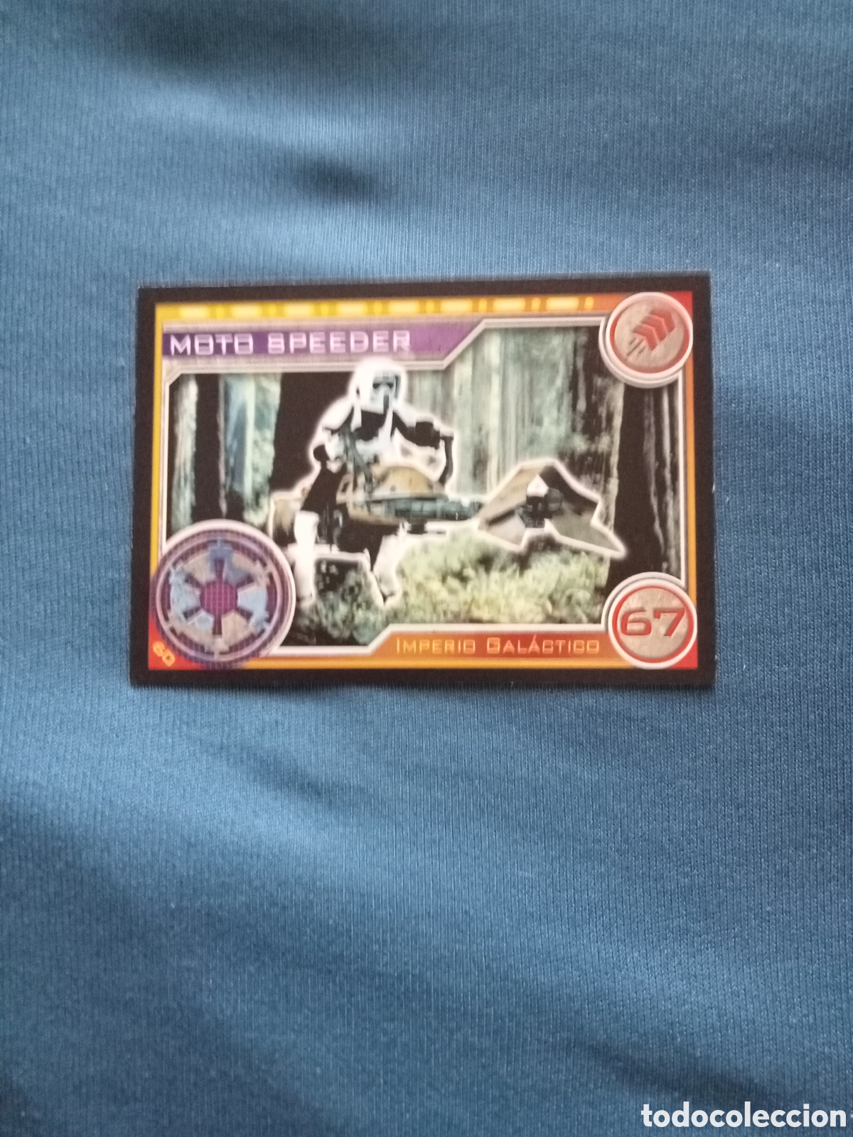 Collezionismo Figurine antiche: Carta Star Wars Topps x Carrefour N&ordm;60 Moto Speedwr