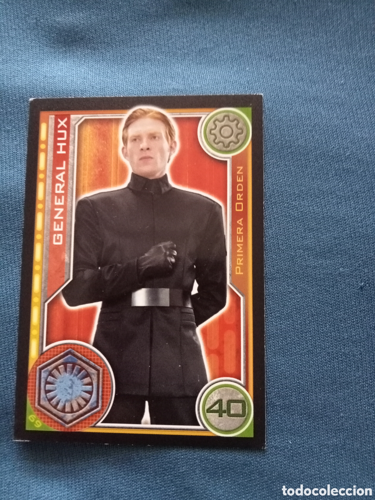 Collectable Antique Stickers: Carta Star Wars Topps x Carrefour N&ordm;69 General Hux