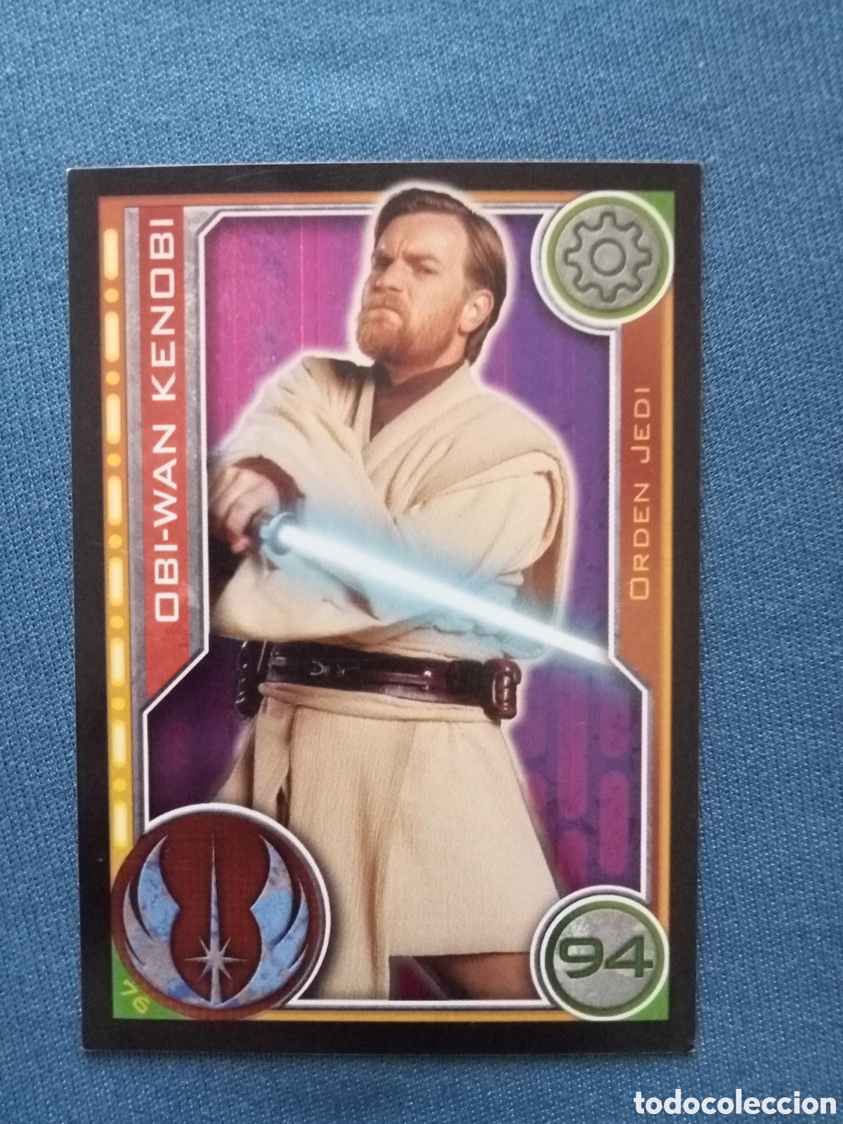 Colecionismo Cromos antigos: Carta Star Wars Topps x Carrefour N&ordm;76 Obi-Wan Kenobi