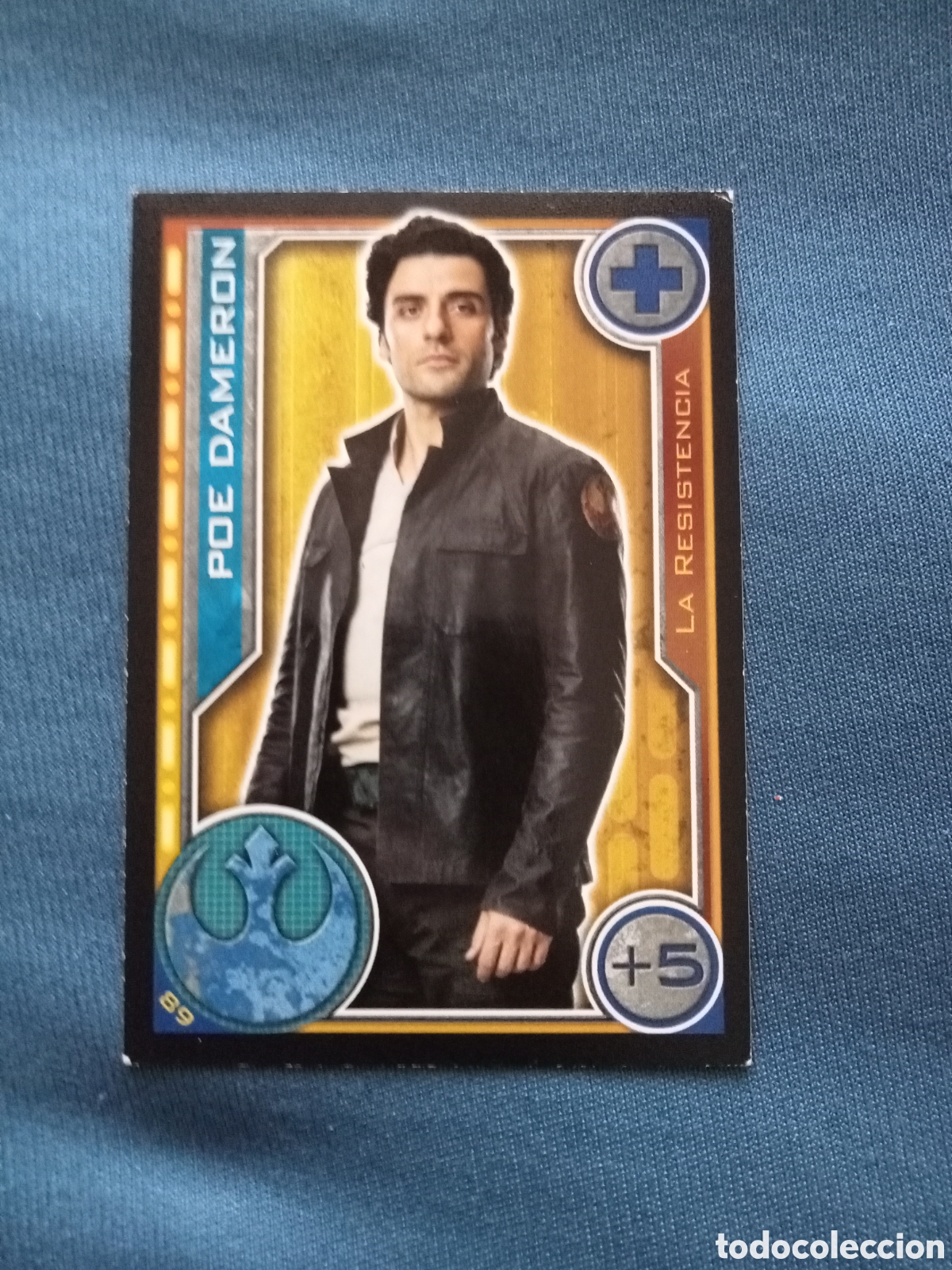 Collectable Antique Stickers: Carta Star Wars Topps x Carrefour N&ordm;89 Poe Dameron