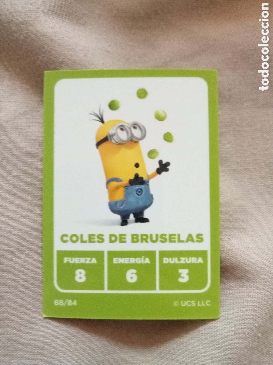 Colecionismo Cromos antigos: Cromo de Los Minions de Carrefour