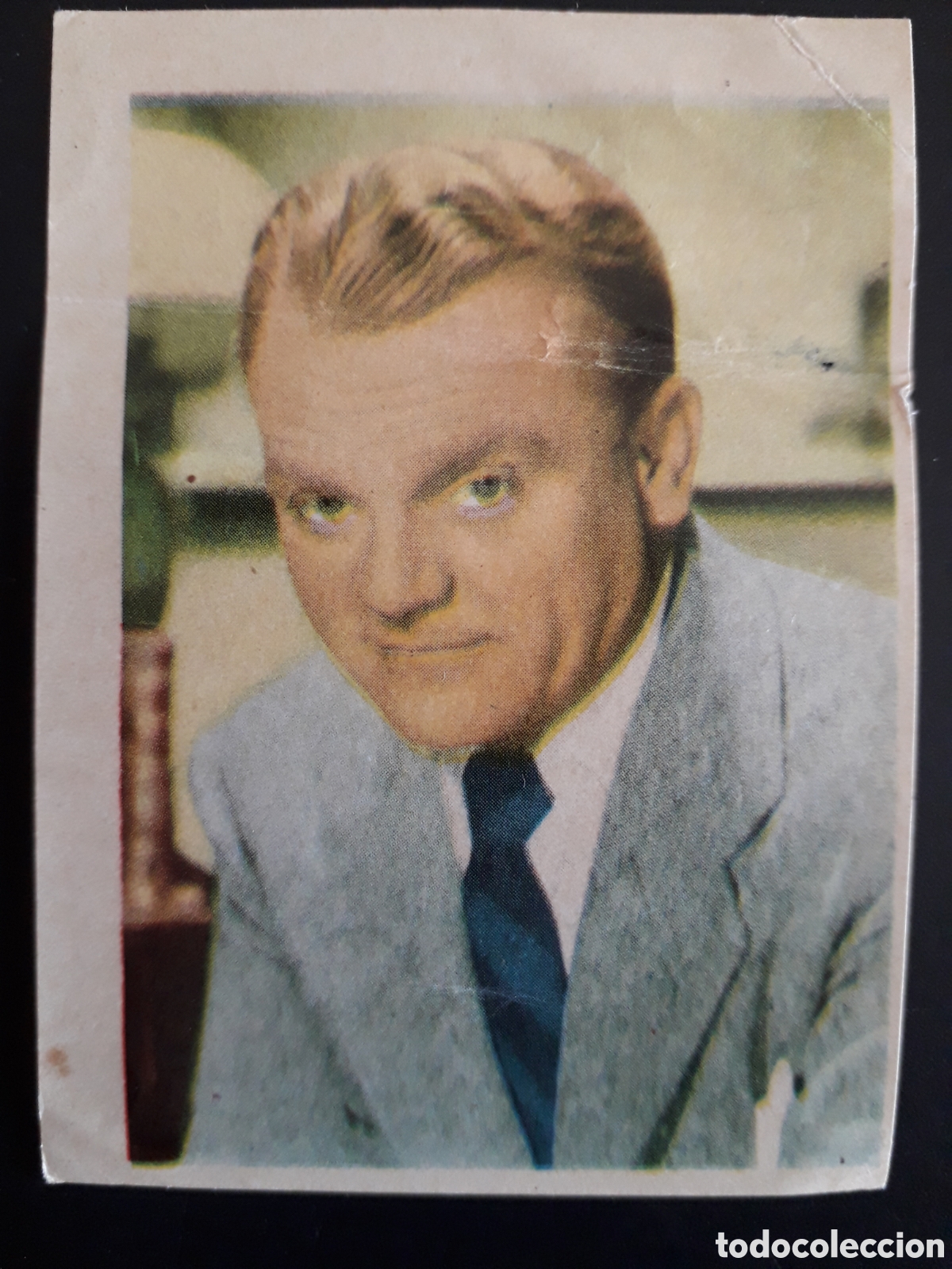 Coleccionismo Cromos antiguos: JAMES CAGNEY N&deg; 170 ARTISTAS DEL CINE, ED FHER 1961 DESPEGADO, DEFECTUOSO PEDIDO M&Iacute;NIMO 3&euro;