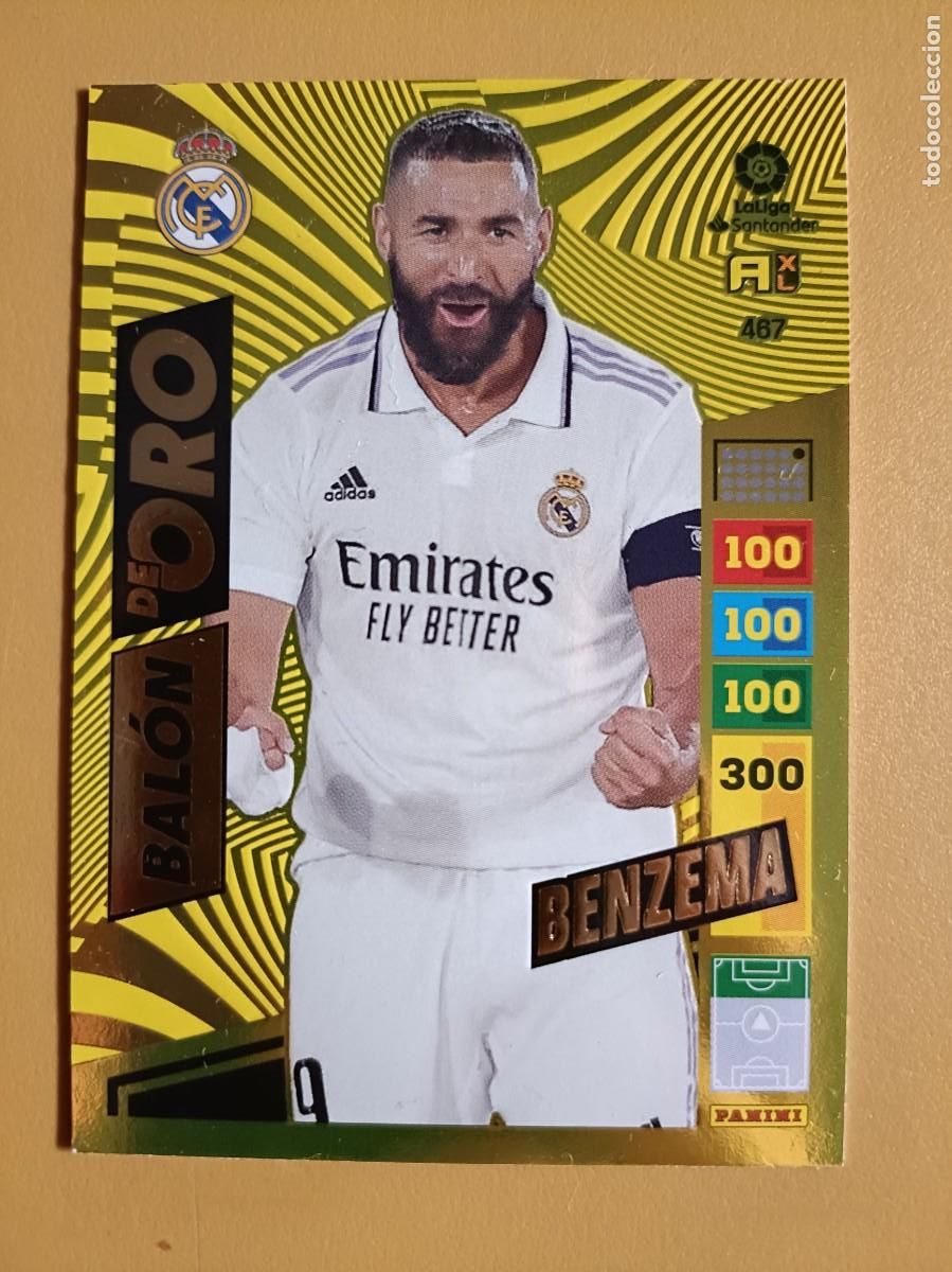Coleccionismo cromos antiguos: benzema, 22 23 balon oro - Foto 1
