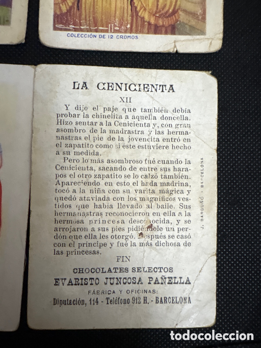 Coleccionismo cromos antiguos: 12 cromos Chocolates Evaristo Juncosa - Foto 6