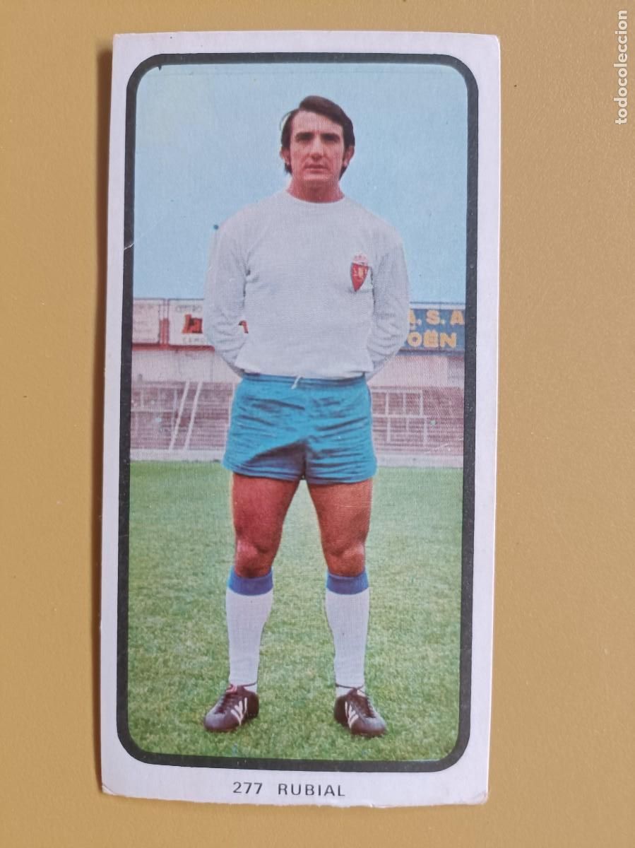 Coleccionismo cromos antiguos: rubial, 73 74 zaragoza - Foto 1