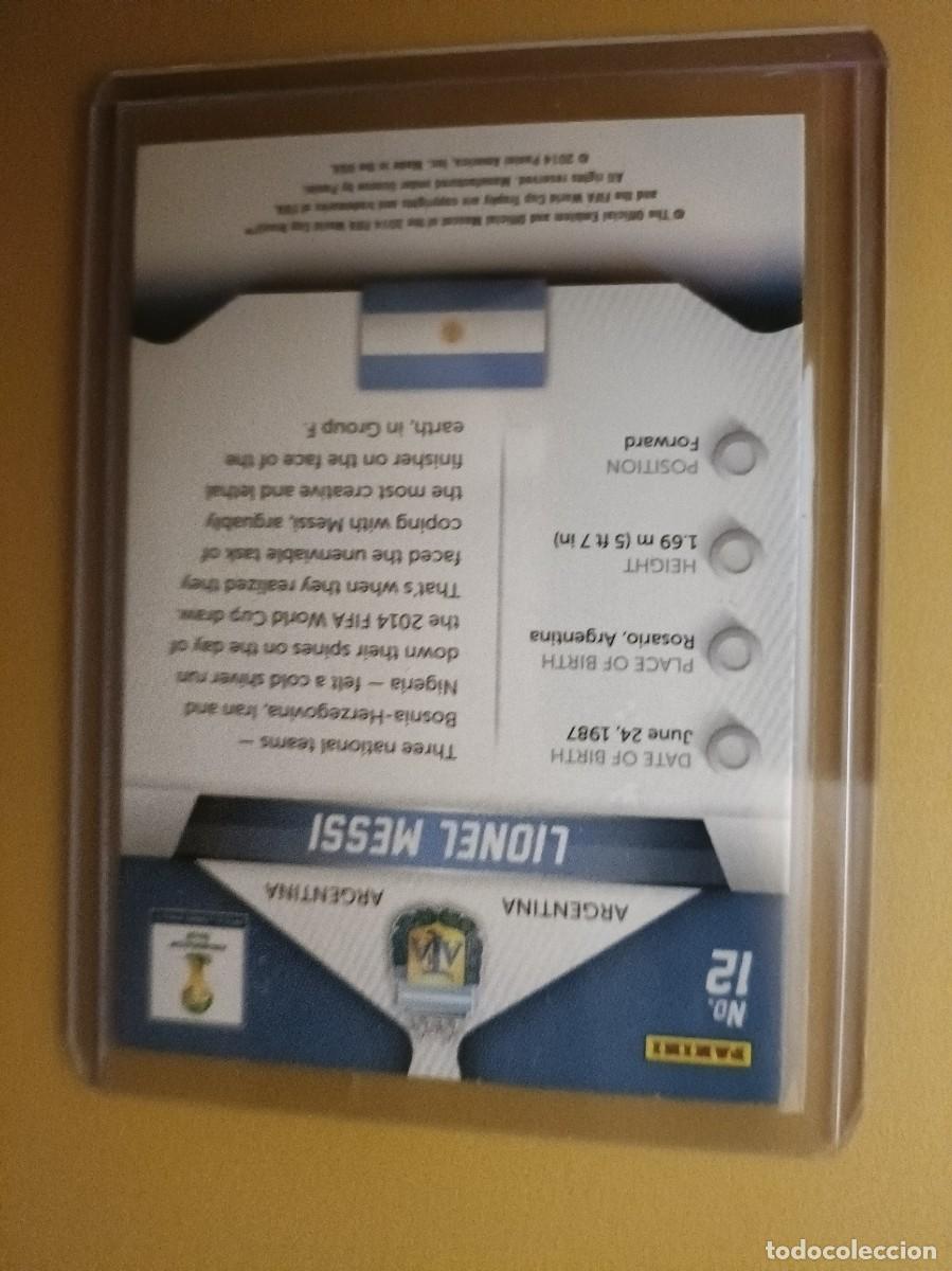 Coleccionismo cromos antiguos: messi, brasil 2014 fifa world cup - Foto 2