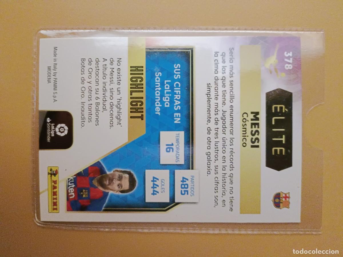 Coleccionismo cromos antiguos: messi, elite megacracks 20 21 - Foto 2