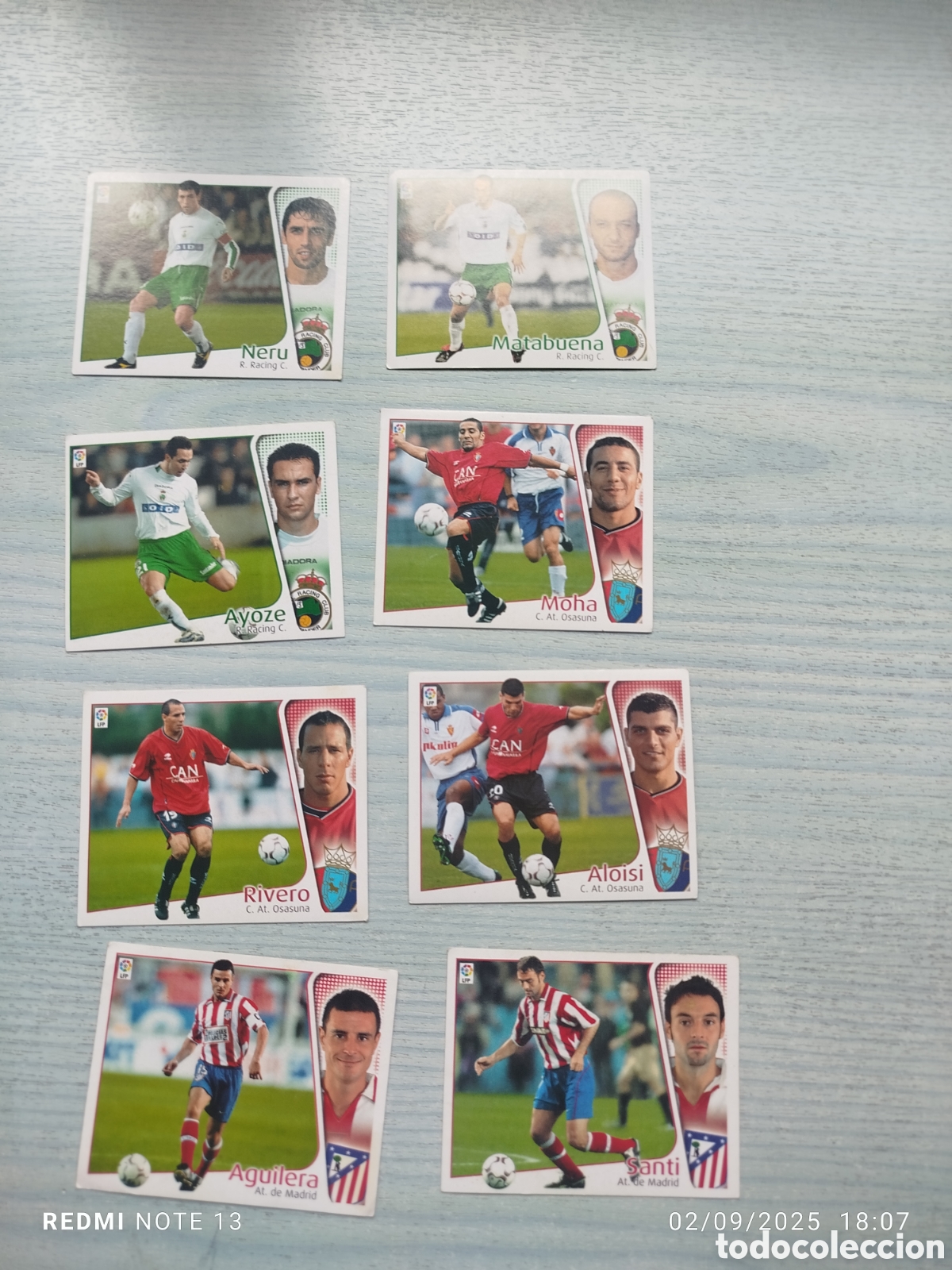Coleccionismo cromos antiguos: Lote 63 cromos este 2004.05. - Foto 4