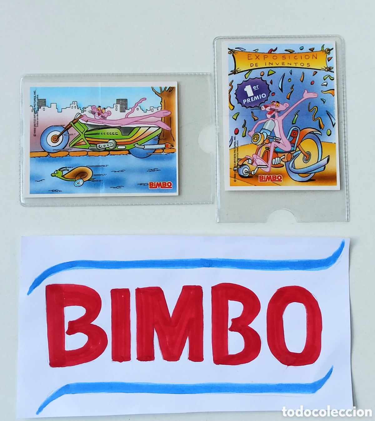 Coleccionismo cromos antiguos: CROMOS LA PANTERA ROSA BIMBO - Foto 1