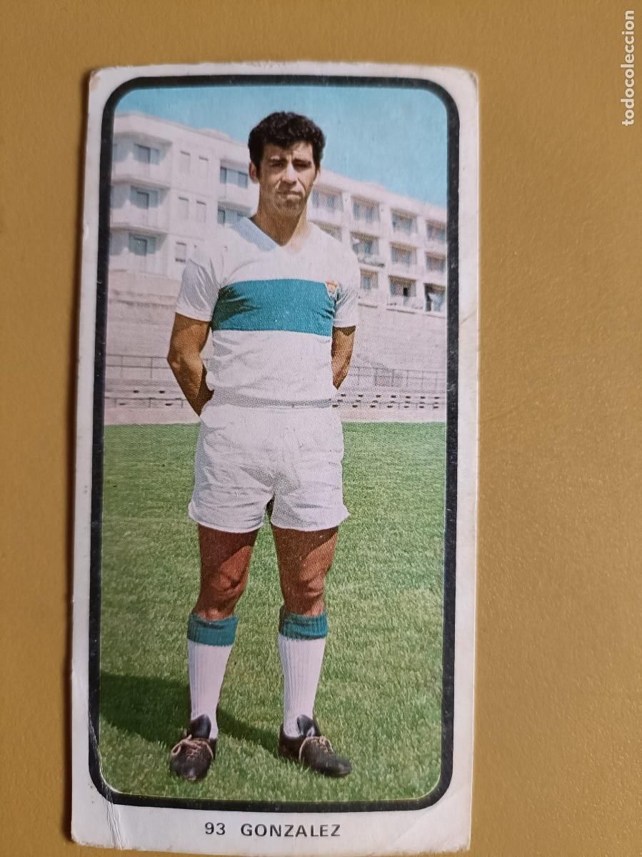 Coleccionismo cromos antiguos: gonzalez, 73 74 elche - Foto 1